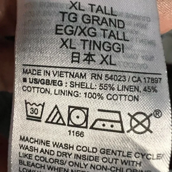 GAP Black Linen Longline Vest - Picture 5 of 5